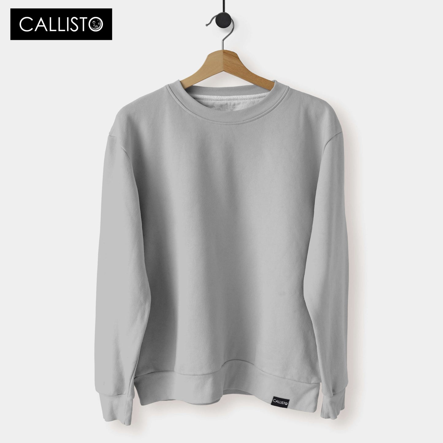 Relaxed Fit Heather Grey Sweatshirt