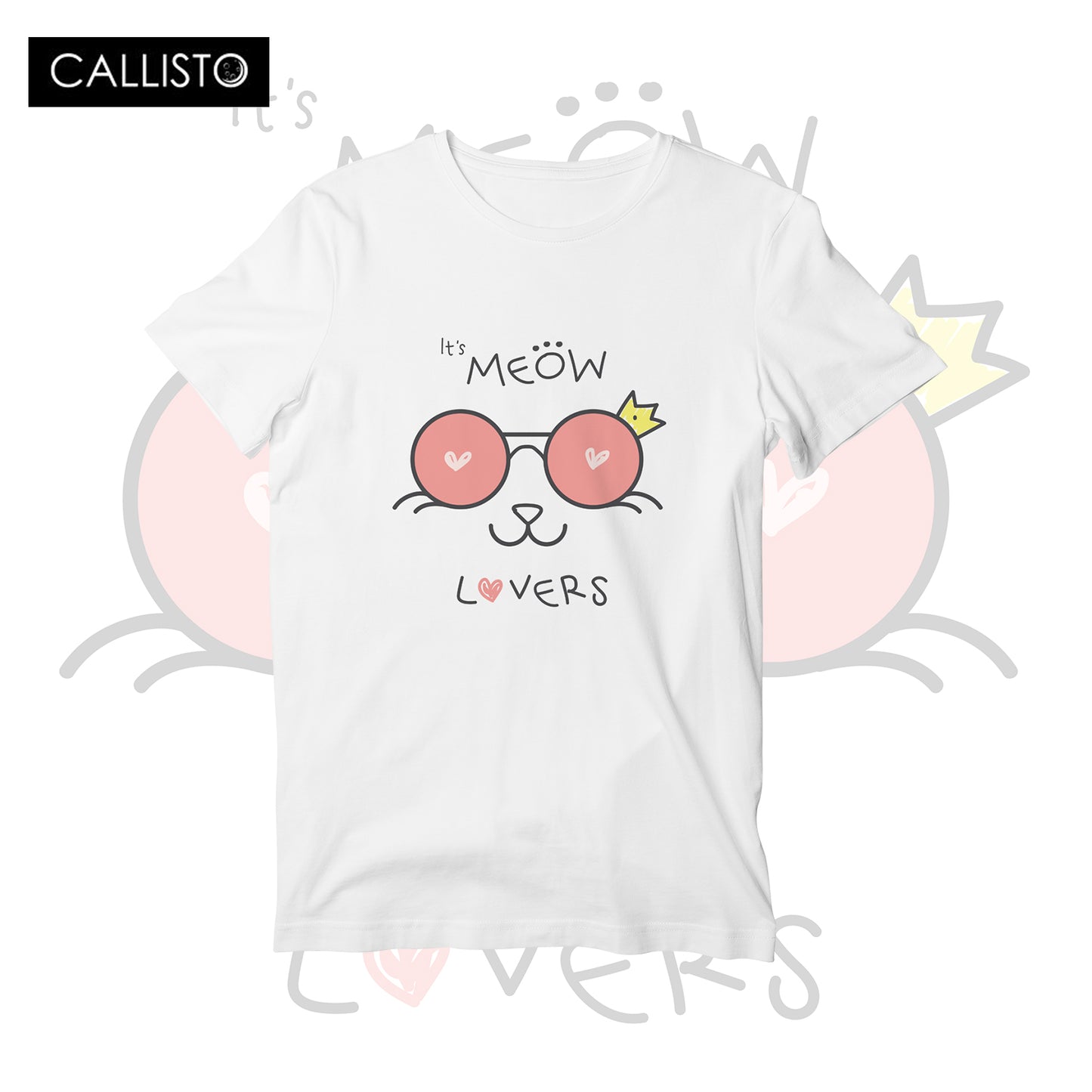 Meow Lovers - Cat Tee
