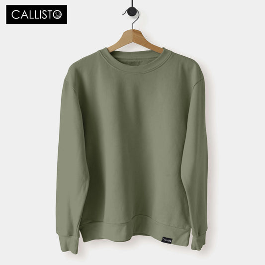 Relaxed Fit Olive Sweatshirt