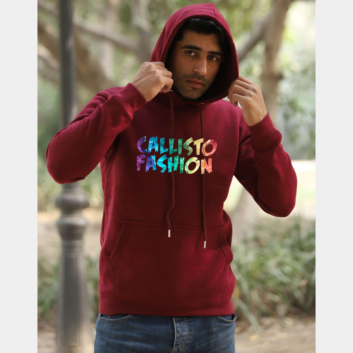 Callisto Fashion - Graphic Pullover Hoodie